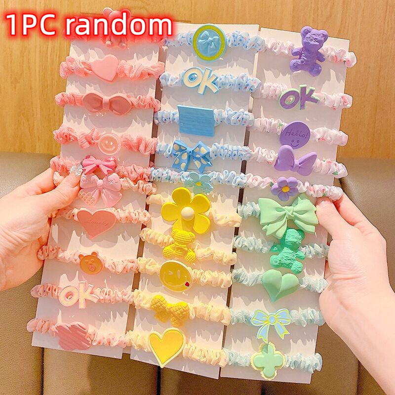 1 Dây Cột Tóc Hình Hoa Nhỏ Xinh Thời Trang Cho Bạn Gái