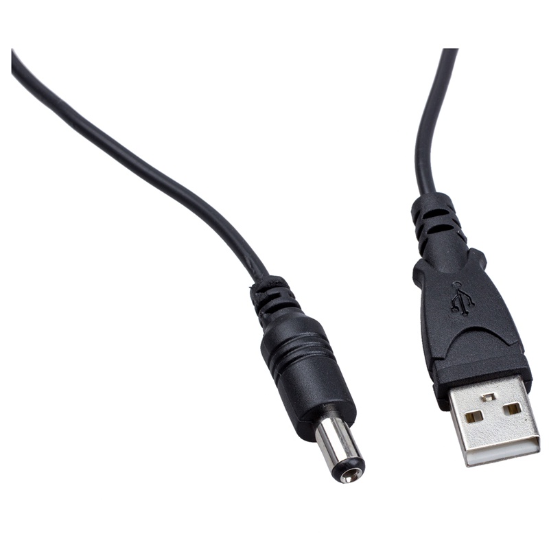 Cáp nguồn giắc cắm thùng USB sang 5.5mm / 2.1mm 5V DC