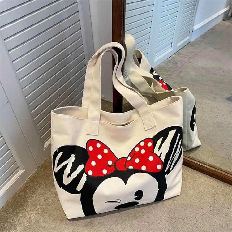 Túi Xách Vải Canvas Cotton Họa Tiết Graffiti Cá Tính Cho Học Sinh
