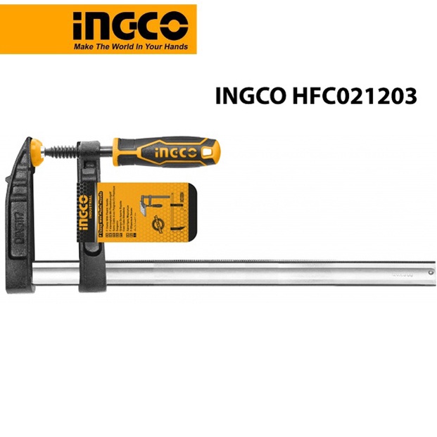 Kẹp gỗ chữ F INGCO cao cấp nhiều size ( Vam Kẹp Gỗ Chữ F )