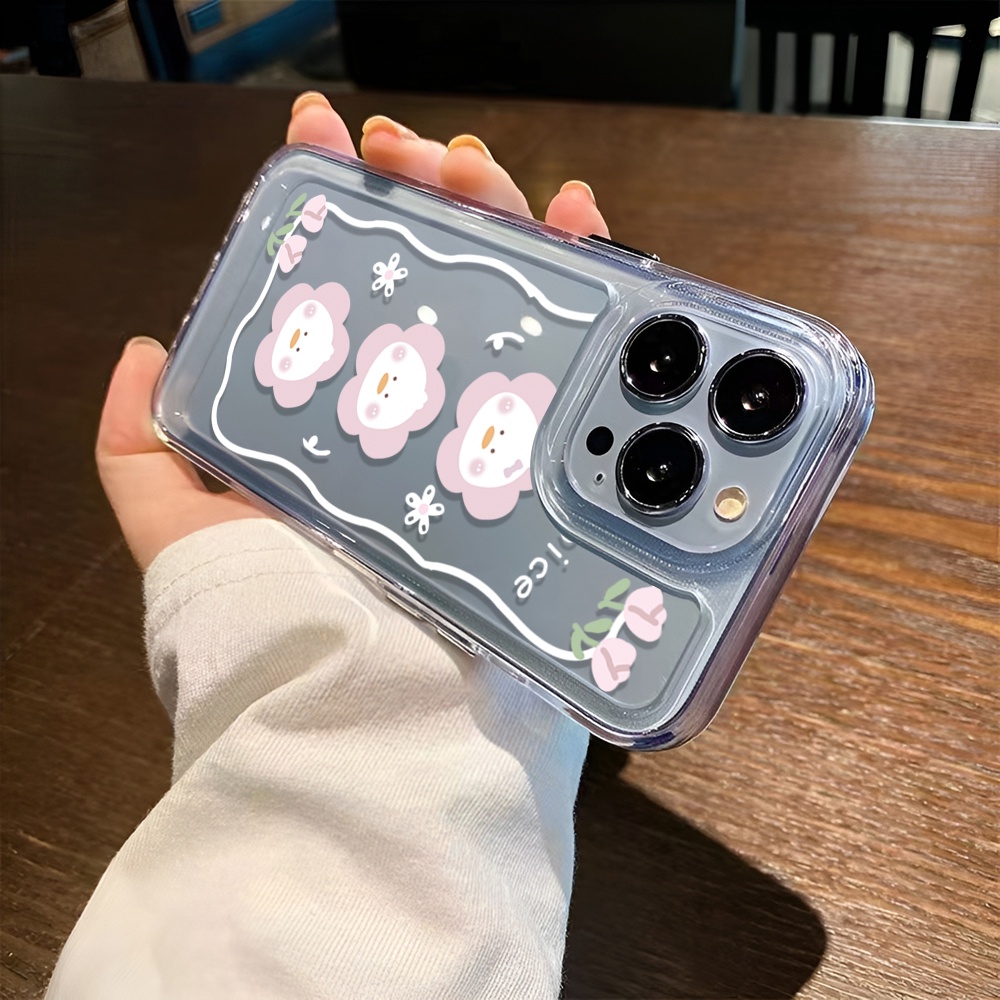 Ốp Điện Thoại Trong Suốt Họa Tiết Hoa Đào Cho iphone 14 Pro Max 14 Plus 13 11 12 7Plus X XR