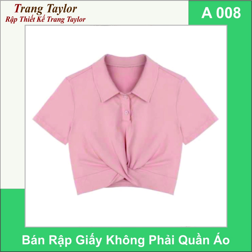 Rập Giấy Áo Sơ Mi Nữ A008 Full Size