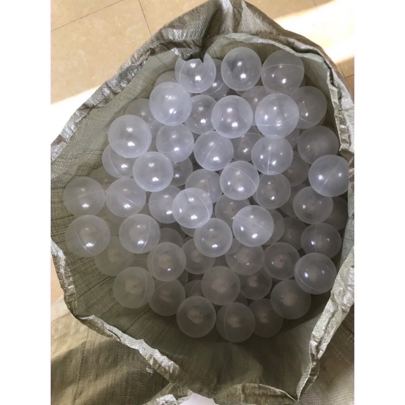 Bóng nhựa cho bé, bóng nhựa để chụp hình, an toàn không gây kích ứng kích thước 8cm Tông màu Đen Trắng Xám