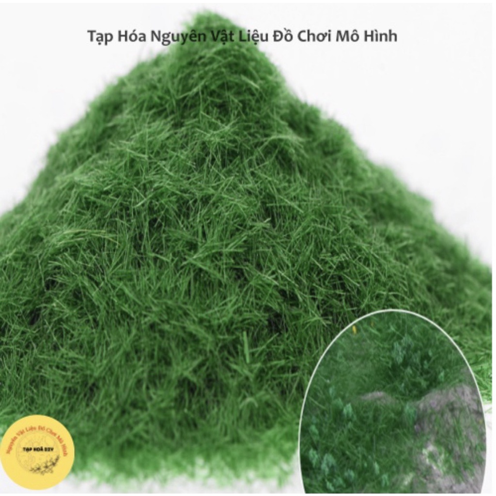 Bột Cỏ Sợi 5mm 50g-100g Nhiều Màu, Bột Cỏ Làm Mô Hình