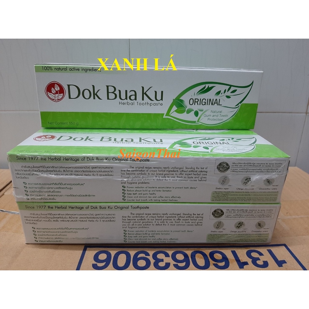 Kem đánh răng đen Thái Lan 150gr - xuất xứ Thái Lan