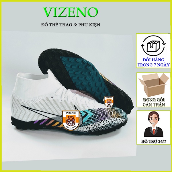Giày đá banh Mercurial superfly 7 elite dream màu trắng xám