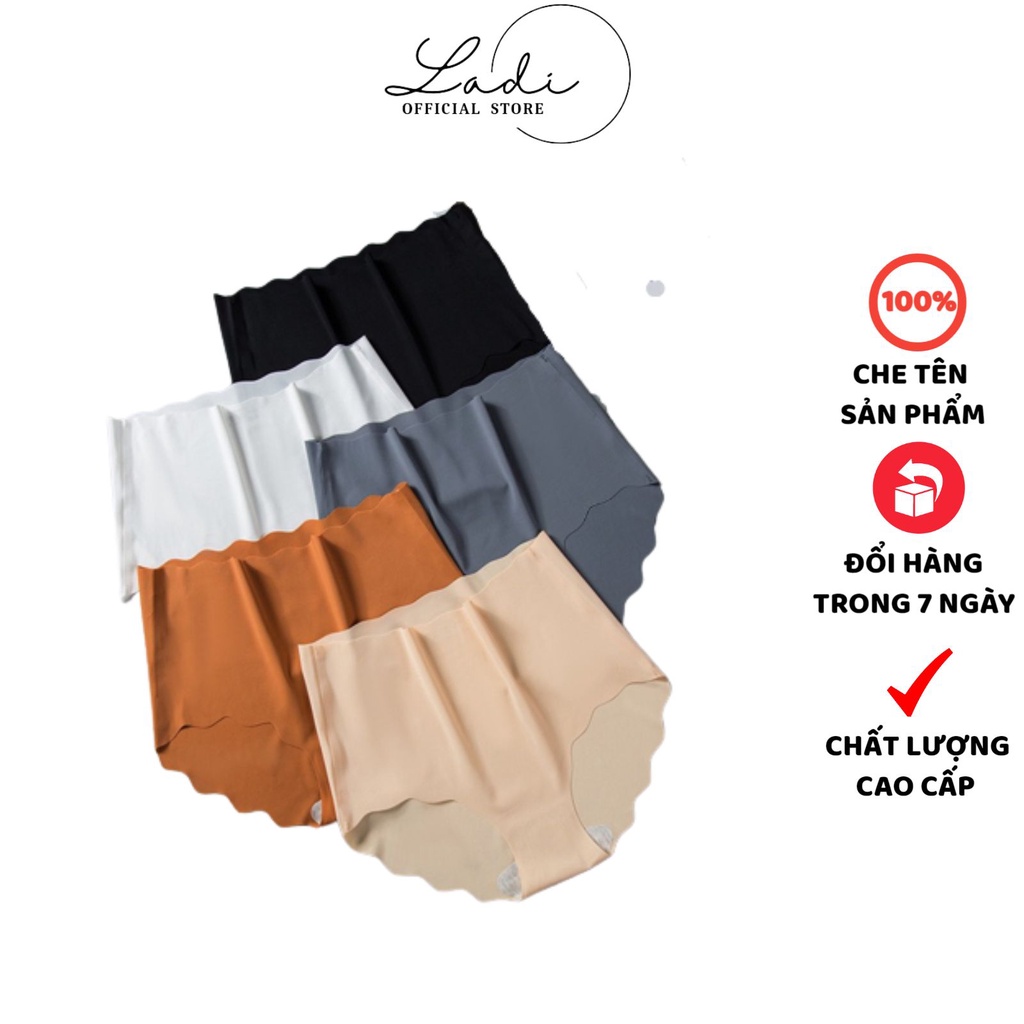 Quần Lót Đúc Su Cạp Cao Thun Lạnh Không Đường May Viền Ladi-73