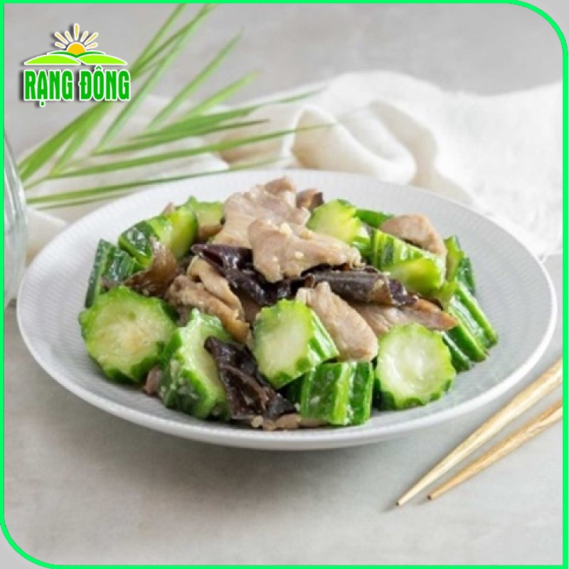 Hạt giống Mướp Khía trái dài, trồng quanh năm (gói 1 gr) - Hạt giống Rạng Đông