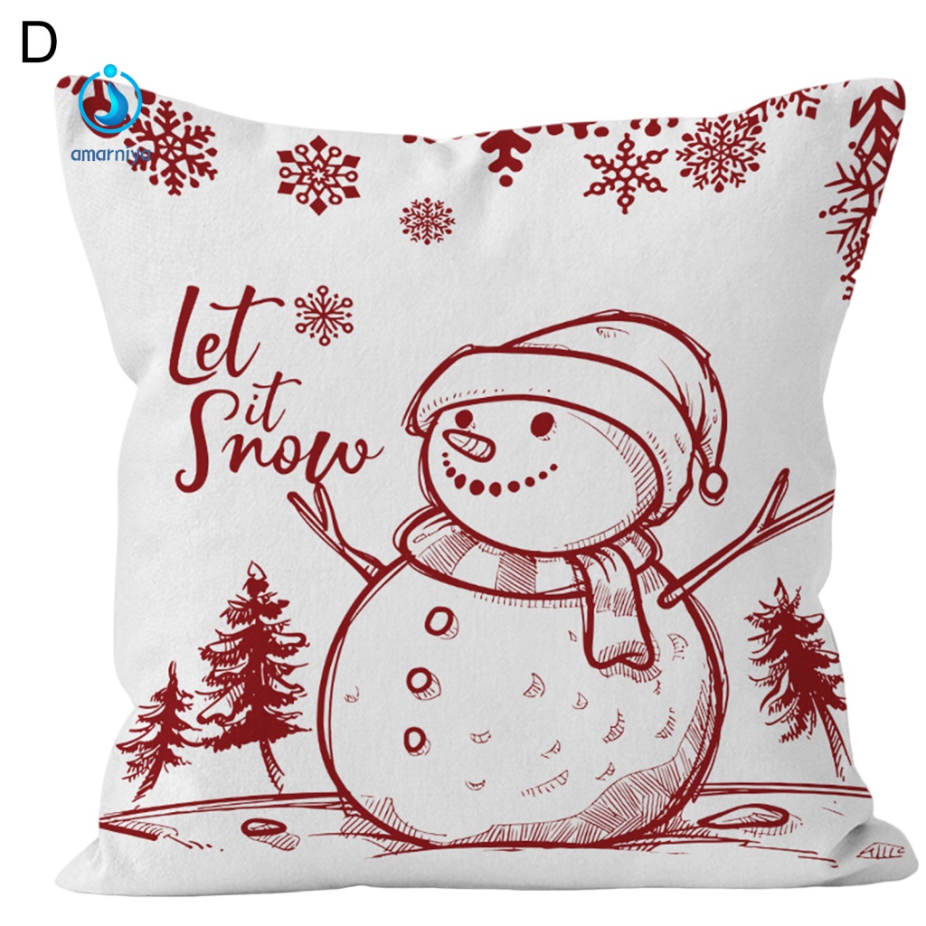 Vỏ Gối Đơn In Họa Tiết Có Thể Giặt Rửa Cho Trang Trí Lễ Hội