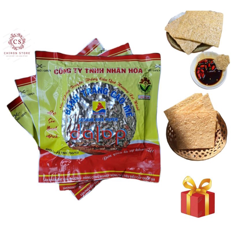 COMBO 100 GÓI BÁNH TRÁNG GẠO MÈ DALOP BÌNH ĐỊNH