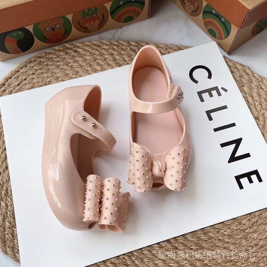 Sandal Mini M 1-3 Tuổi Đính Nơ Thời Trang Có Mùi Thơm Tốt Cho Bé Gái