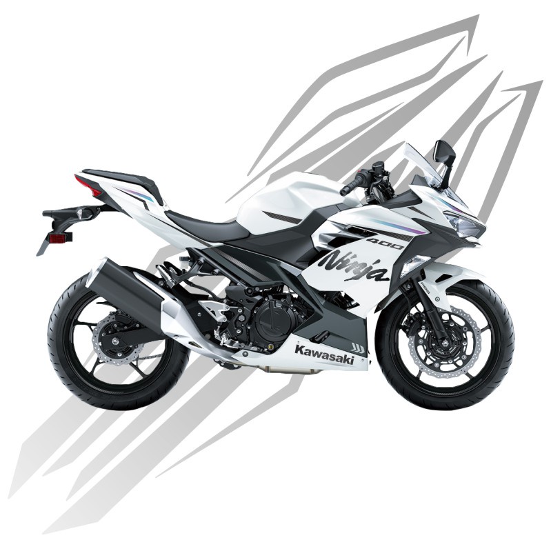 Miếng Dán Trang Trí Xe Mô Tô Kawasaki Ninja 400 Bằng Sợi Carbon