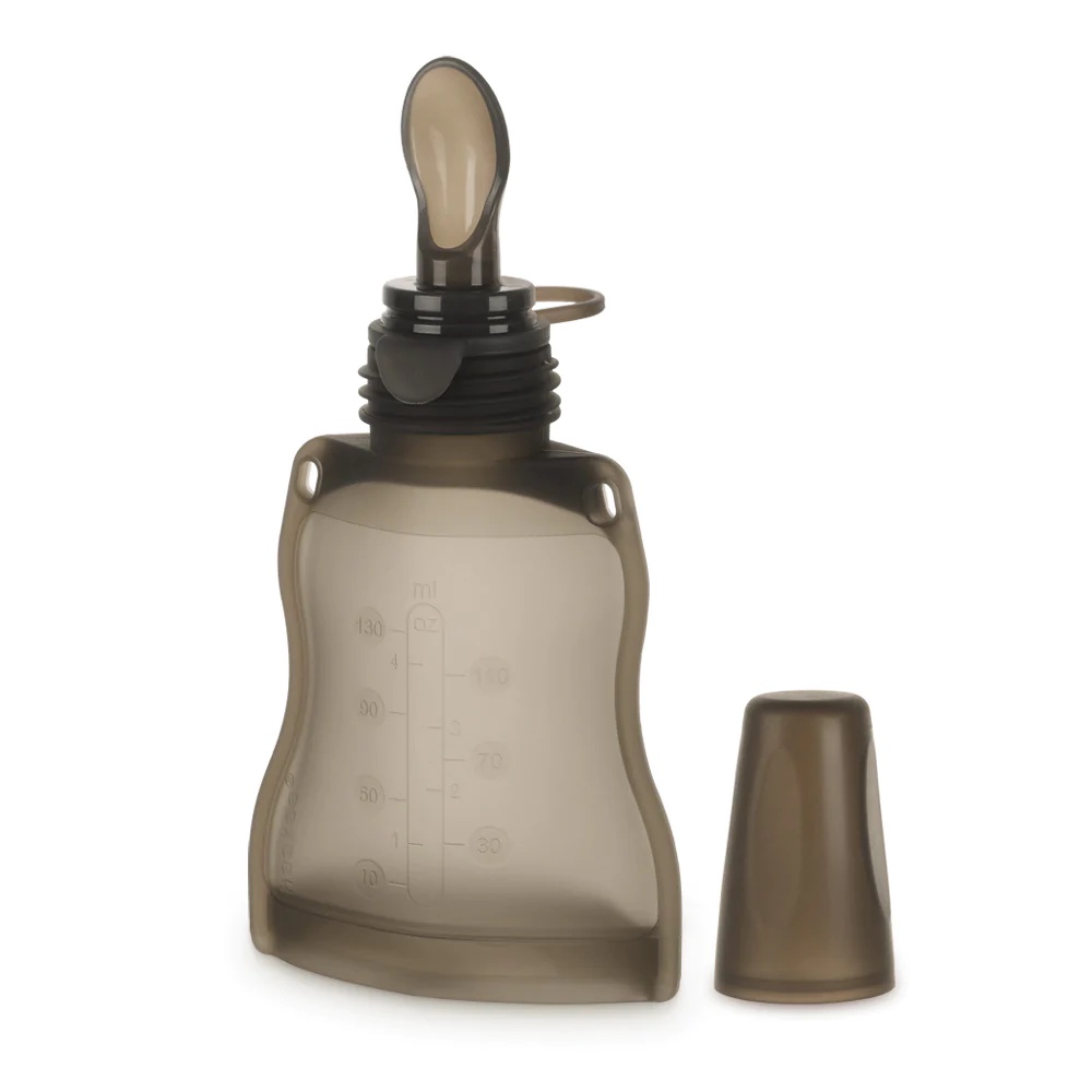 Túi Trữ Kèm Thìa Ăn Dặm Cho Bé Haakaa. Chất liệu silicone cao cấp. Không chứa BPA, PVC và phthalate