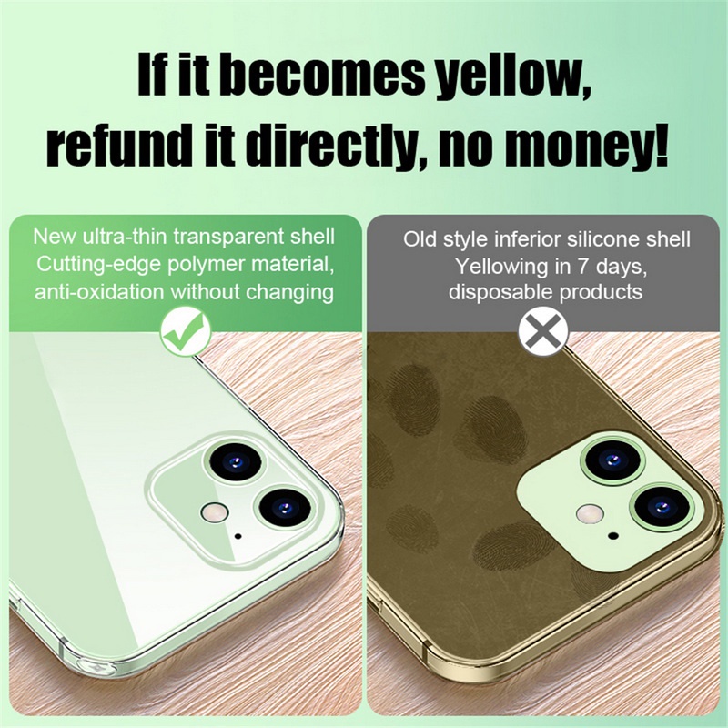 Ốp Điện Thoại Mềm Trong Suốt Chống Sốc Cho iPhone 14 13 12 11 Pro Max XS XR 8 7 Plus + SE 2020