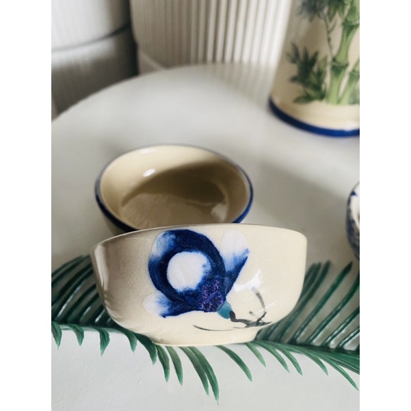 Chén Chấm Vẽ Tay Hoạ Tiết Đa Dạng