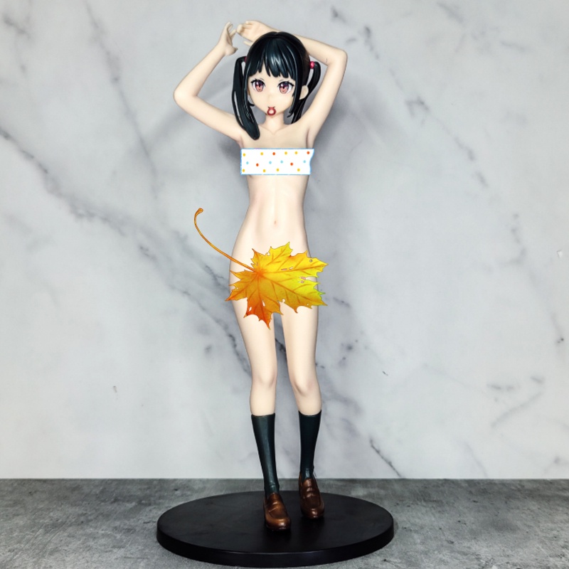 Mô Hình Nhân Vật Nữ Anime Fuku No Mannaka 28cm Bằng PVC Có Thể Tháo Rời