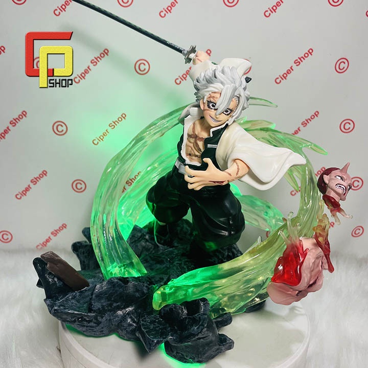 Mô hình Phong Trụ Shinazugawa Sanemi - Có đèn led - Mô hình Kimetsu No yaiba