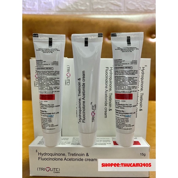 Kem mờ nám, sáng da Triiiolite Cream  Ấn Độ.