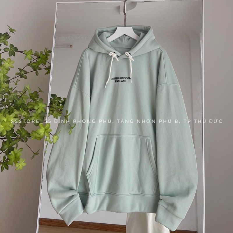 Áo hoodie UNITED mũ 2 lớp TTA977