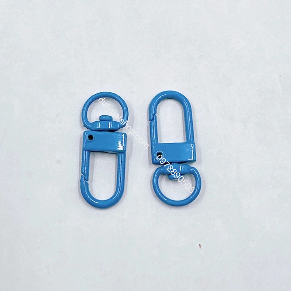 Móc càng cua, móc chìa khóa có chân xoay 360 độ  đủ màu treo thẻ, ba lô túi xách