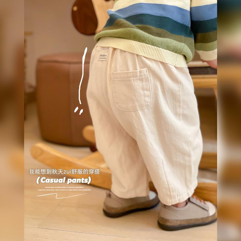 Quần Dài Dáng Rộng Màu Trơn Phong Cách Nhật Bản Thời Trang Xuân Thu 20222 Cho Bé