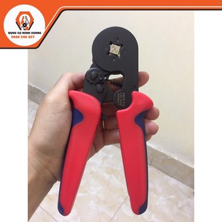 Kìm bấm cos vuông HSC8 6-4 tự điều chỉnh cos ống tròn, cos pin