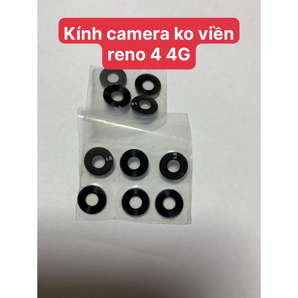 KÍNH CAMERA KO VÀNH RENO 4 4G