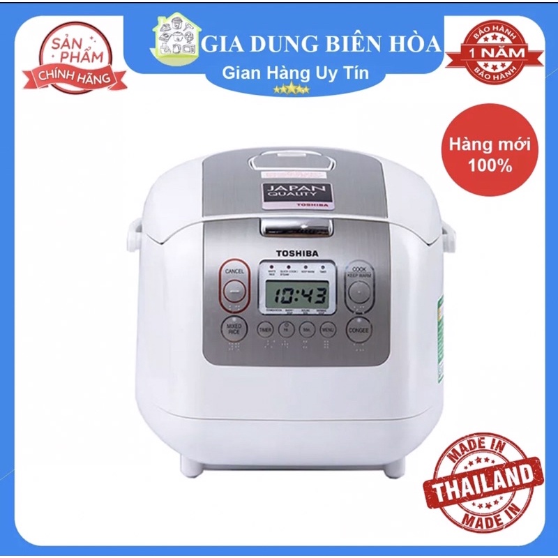 Nồi cơm điện tử Toshiba 1 lít RC-10NMFVN-MỚI 100%-bảo hành chính hãng-Dung tích: 1 lít