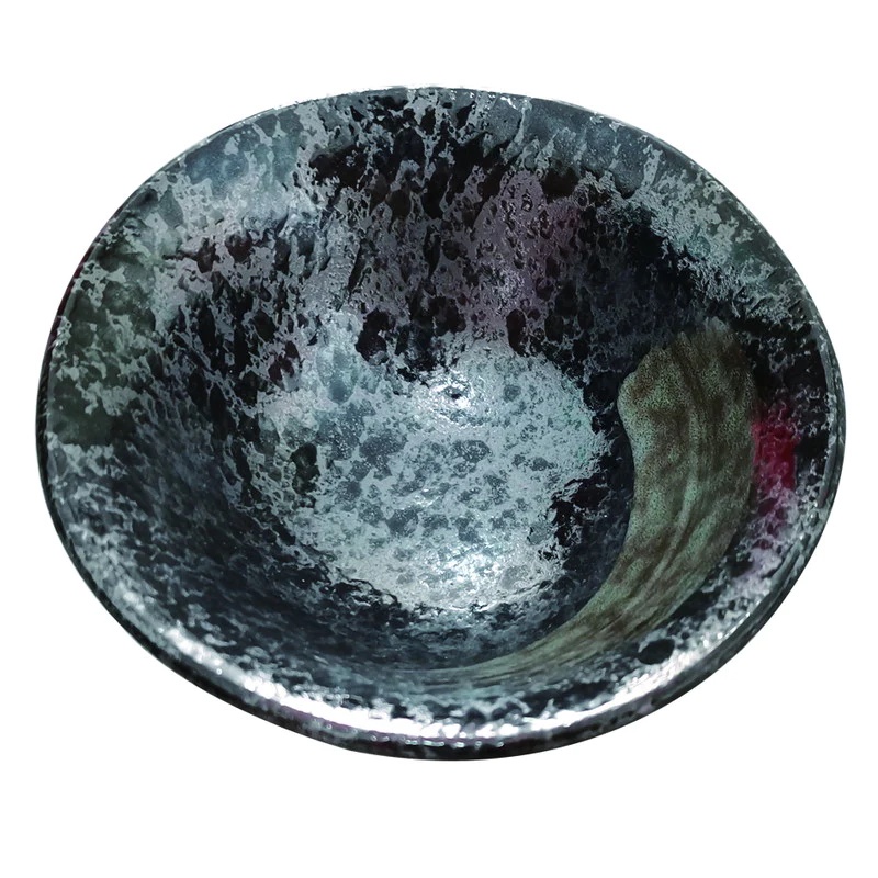 Daiso Chén 9.5X9.5X4 Cm (Cái) Deli Dish Yuteki Tenmoku Hakeme