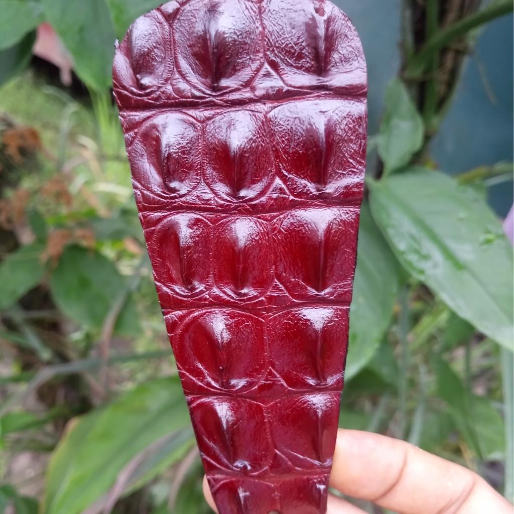 Đón gót giày DG01 da bò,da cá sấu với 3 màu đen,nâu mận và nâu đỏ,hàng thủ công việt nam