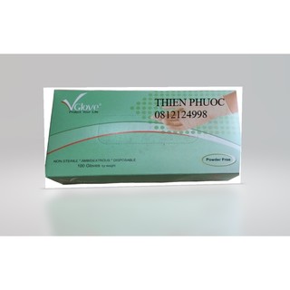 Găng tay y tế không bột Vglove 100 chiếc/hộp