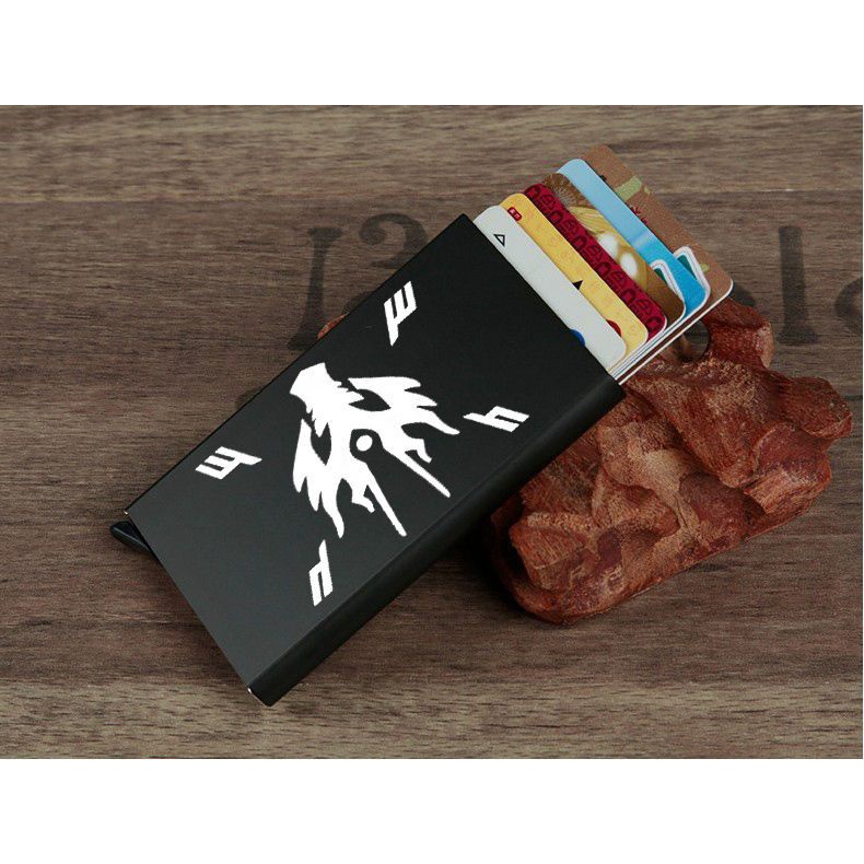 Ví Đựng Thẻ Bằng Kim Loại Họa Tiết Kamen Rider Dragon Tooth Dragon Rider