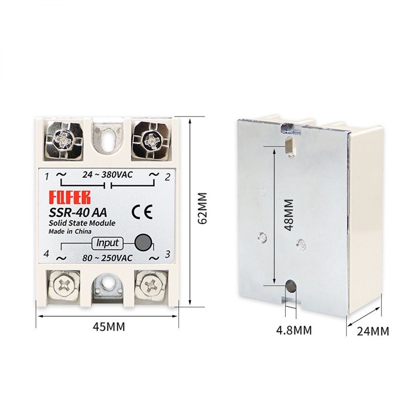 Rơle bán dẫn SSR 25DA-H, 40DA-H, 60DA-H FOTEK Made in Taiwan