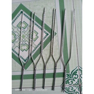 Chỉa 2 mũi bằng inox cọng 201 100%