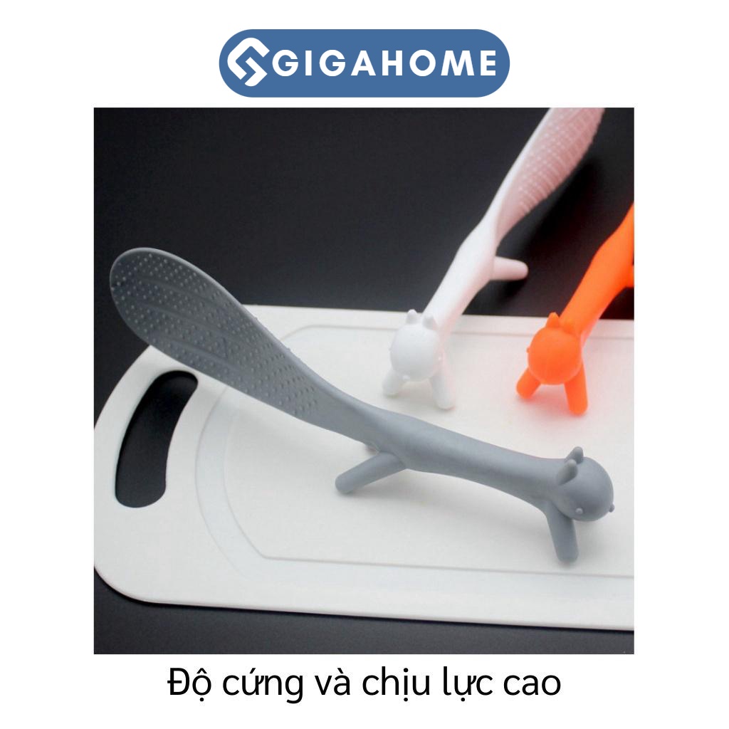 Muôi Xúc Cơm GIGAHOME Chống Dính, Hình Sóc Đáng Yêu 7871