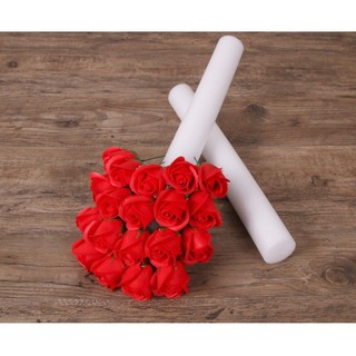 Xốp cắm hoa, xốp tròn cắm hoa sáp, hoa handmade 40cm, cây 1m
