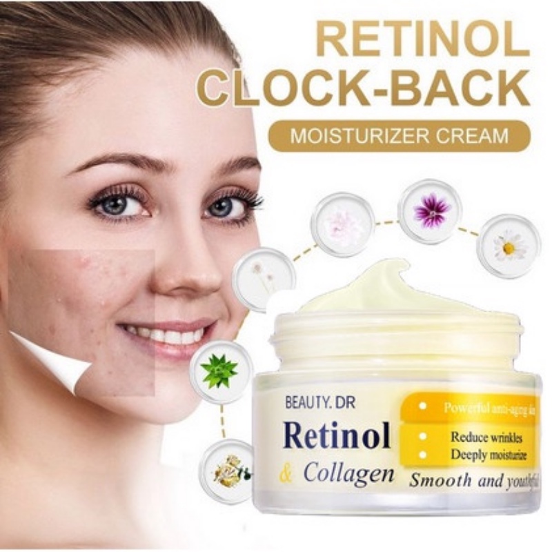 Kem RETINOL COLLAGEN Dưỡng Ẩm Chống Nếp Nhăn Lão Hóa 50g