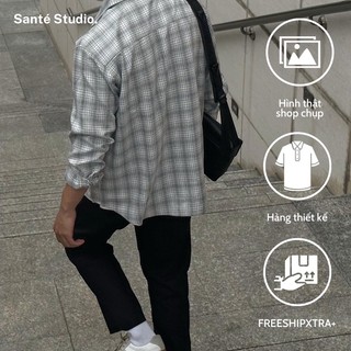 SANTÉ STUDIO - Áo sơ mi nam basic kẻ caro - CHECKED SHIRT.