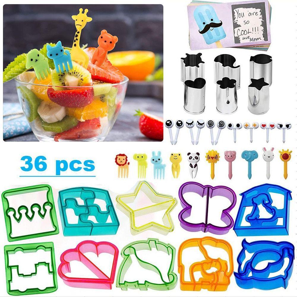 LONTIME Bộ 36 Dụng Cụ Cắt Và Làm Bánh Sandwich