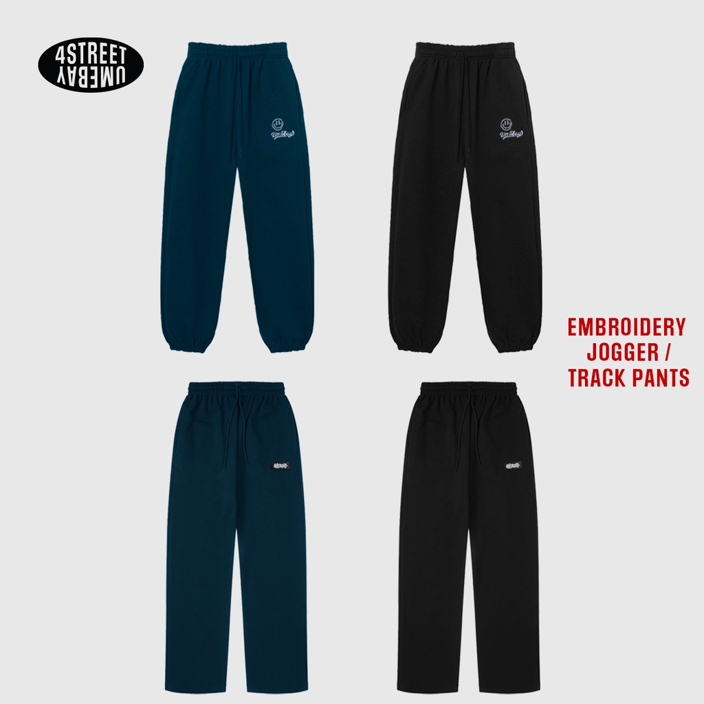 Quần jogger, track pants nam nữ unisex form rộng oversize Umebay, chun gấu, ống suông 100% cotton 350gsm UJG02