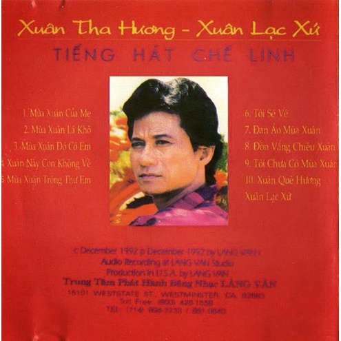 Combo5 gồm 4 Cd nhạc Xuân (503-562)