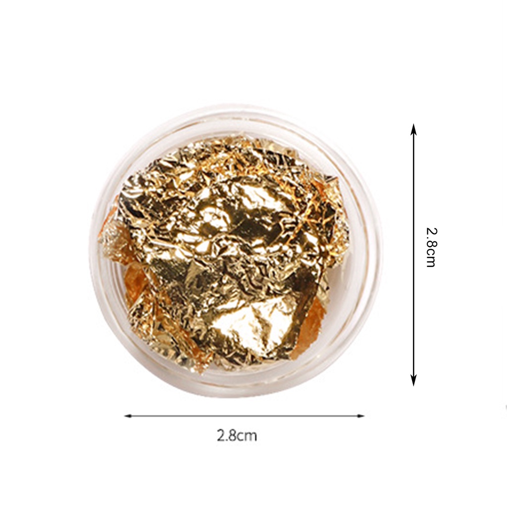 Set 12 Lá Vàng Siêu Mỏng Trang Trí Móng Tay Dễ Dán