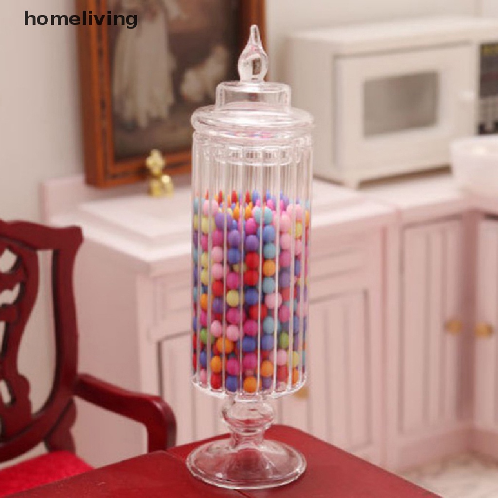 Hũ Đựng Kẹo / Bánh Quy Mini Tỉ Lệ 1: 12 Độc Đáo Trang Trí Nhà Búp Bê