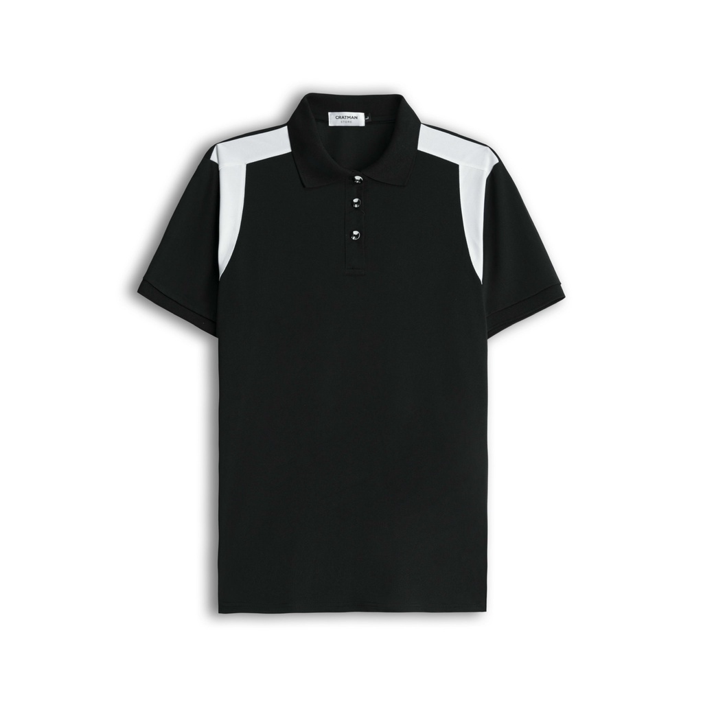 Áo polo nam CRATMAN vải cá sấu cao cấp co giãn thoáng mát không nhăn chuẩn form sang trọng thanh lịch T09 | BigBuy360 - bigbuy360.vn