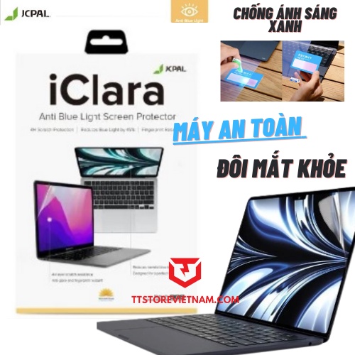 Dán macbook ( Dán màn hình chống trói chính hãng Jcpal dành cho macbook air/macbook pro )