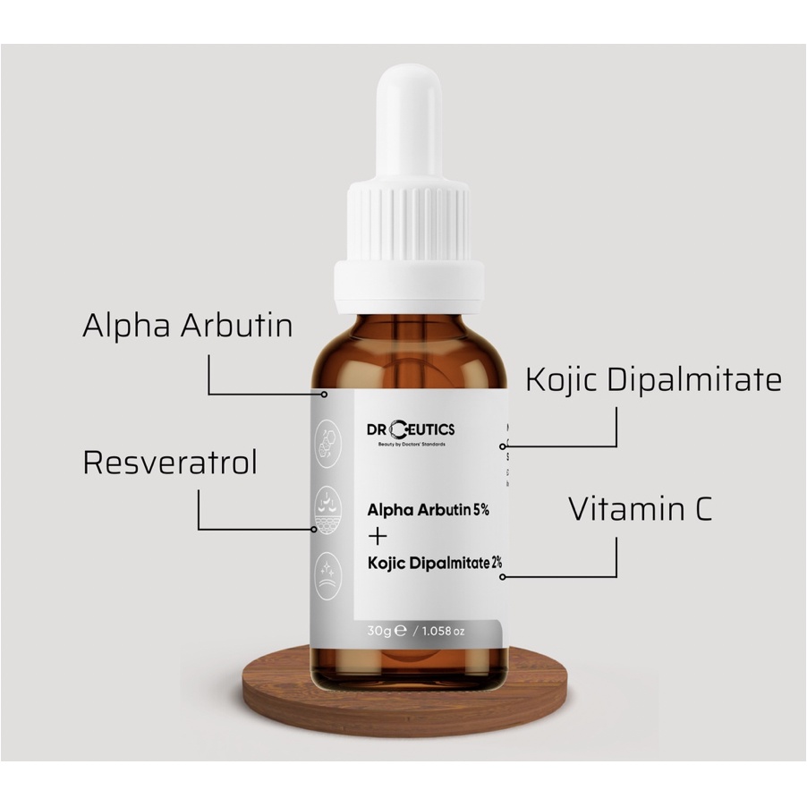 Tinh Chất Alpha Arbutin DrCeutics Làm Sáng Da Mờ Nám Alpha Arbutin 5% Và Kojic Dipalmitate 2%