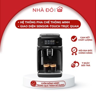 Máy pha cafe philips 2200 series ep 2224/10, máy làm cafe philips công suất 1500w - bảo hành 12 tháng - nhà đỏ