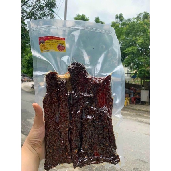 200g thịt lợn đen hà giang kèm chẩm chéo