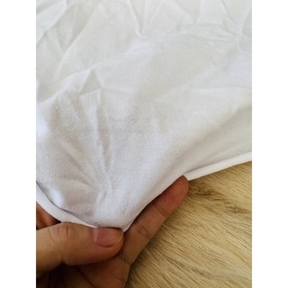 Vải thun cotton 2c màu trắng tinh