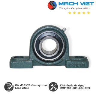 Gối đỡ UCP cho ray trượt, Vitme